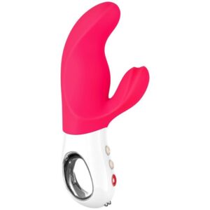 fun factory - miss bi dual vibrador rosa / blanco