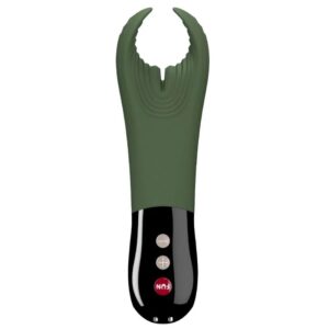 fun factory - manta masturbador vibrador deep moss green & negro