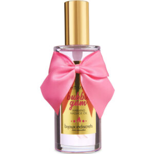 bijoux - indiscrets light my fire aceite masaje efecto calor sabor chicle