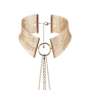 bijoux - désir métallique collar metlico dorado