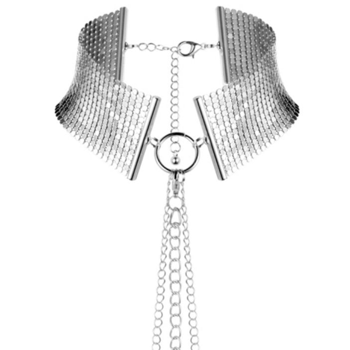 bijoux - désir métallique collar metlico plateado