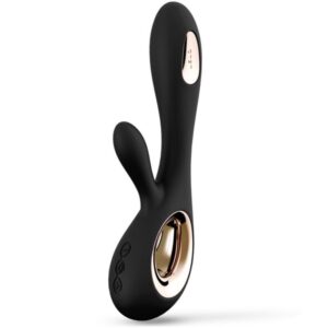 lelo - soraya wave vibrador rabbit negro