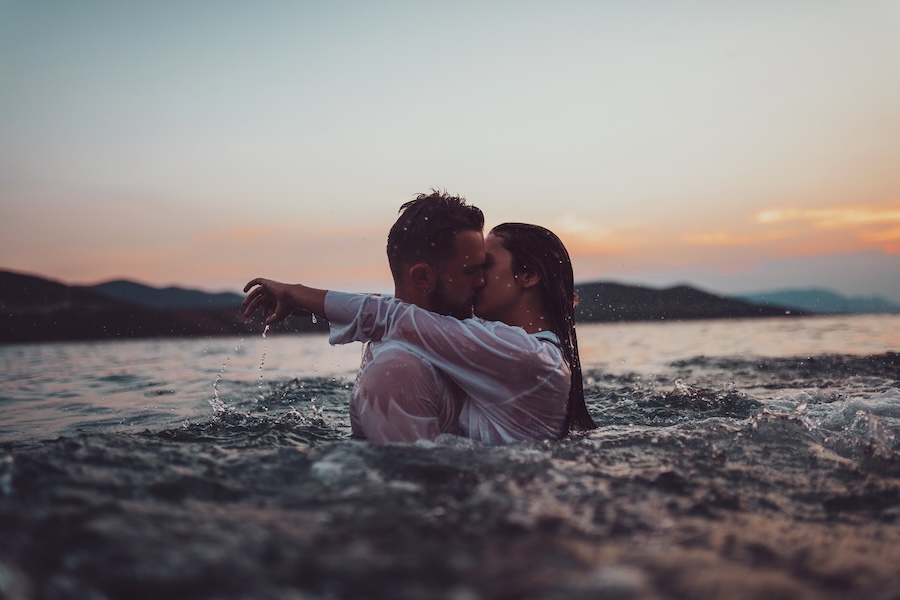 sexo en el agua